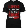 True Crime Fan T-Shirt, Krimi-Show-Filme Dokumentarfilme Kriminalshows, Baumwolle, Herren Damen, leicht elastisch